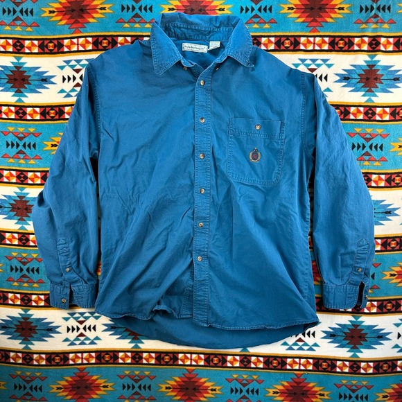 Bugle Boy Company Button Down Shirt Long Sleeve‎ Casual XL - Picture 1 of 8